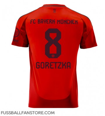 Bayern Munich Leon Goretzka #8 Replik Heimtrikot 2024-25 Kurzarm